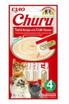 Churu Cat Recept na tuniaka s príchuťou kraba 4x14g