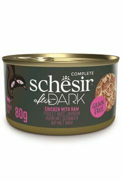 Schesir Cat Cons. After Dark Wholefood chicken/ham 80g