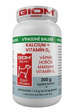 Giom S dog Calcium+D3 200g plv