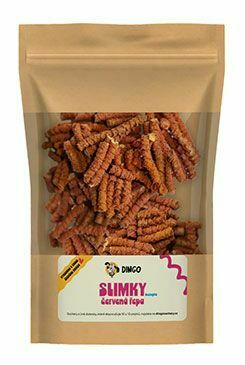 DINGO slimáky s červenou repou bez lepku 250g