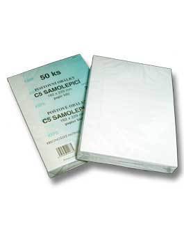 Biela samolepiaca obálka C5 50ks 162x229mm