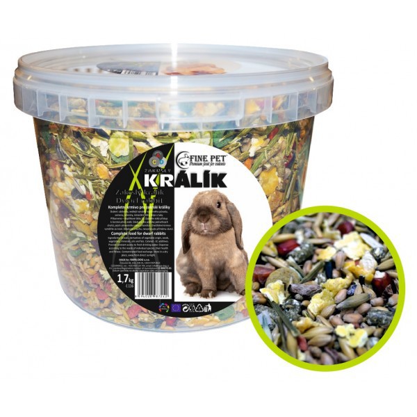 FINE PET Premium trpasličí králik 1,7kg