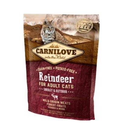 Carnilove Cat Reindeer for Adult Energy & Outdoor 400g