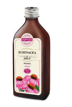 Echinaceový sirup proti chrípke a prechladnutiu 320g TOPVET sklo