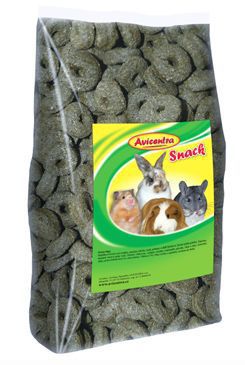 Avicentra krúžky lucerny pre hlodavce 250g