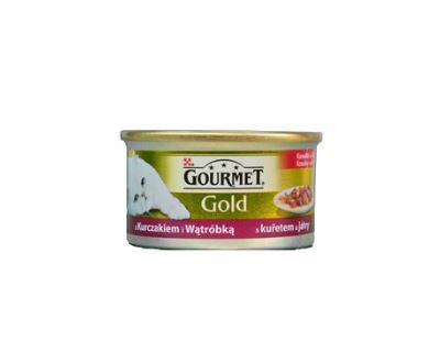 Gourmet Gold cons. kuracie mäso pre mačky, pečeň 85g