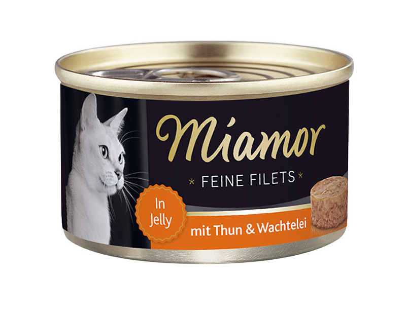 Miamor Cat Filet konzervovaný tuniak+prepeličie vajce100g