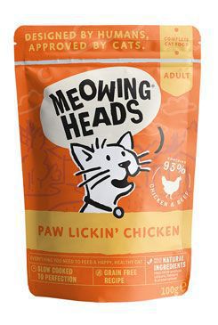 MEOWING HEADS Paw Lickin' Chicken 100g