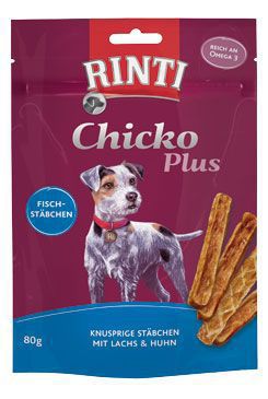 Rinti Pochúťka pre psov Extra Chicko Plus losos+kura 80g