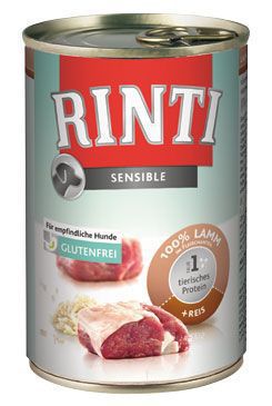 Rinti Dog konzerva Sensible jahňacie+ryža 400g