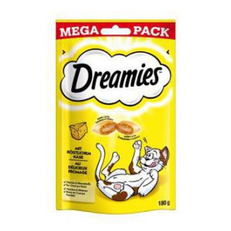 Dreamies Veľké vrecko so syrom 180g