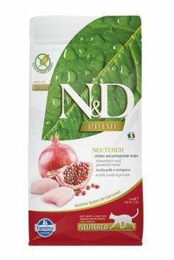 N&D PRIME CAT Neutered Chicken&Pomegranate 10kg