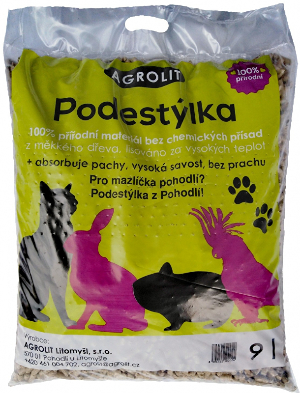 Drevená podstielka Agrolit 9 litrov