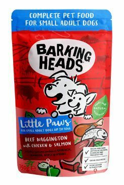 BARKING HEADS Litt.Paws Hovädzie mäso + kurča + balzam 150g