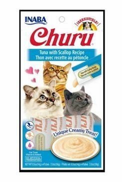 Churu Cat Tuniak s hrebenatkou 4x14g