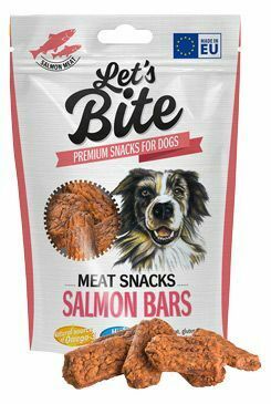 Brit Let's Bite Meat Snacks Lososové tyčinky 80g