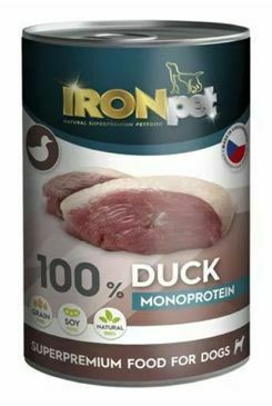 IRONpet Dog Duck konzerva 400g