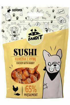 VetExpert Mr.Bandit pochúťka SUSHI kuracie mäso a ryby 80g