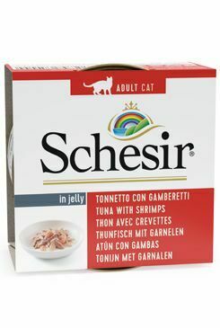 Schesir Cat Cons. Dospelý tuniak/krevety 85G