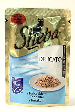 Sheba pocket Delicato tuniak v želé 85g