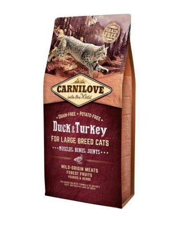 Carnilove Cat LB Duck&Turkey Muscles,Bones,Joints 6kg