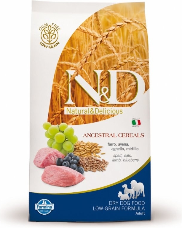 N&D LG DOG Puppy M/L Lamb & Blueberry 12kg