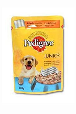 Pedigree vreckové balenie Junior mix v želé 12x100g