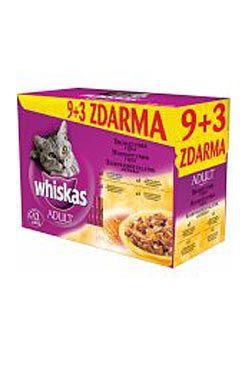 Whiskas vreckový výber hydiny v želé 12x100g