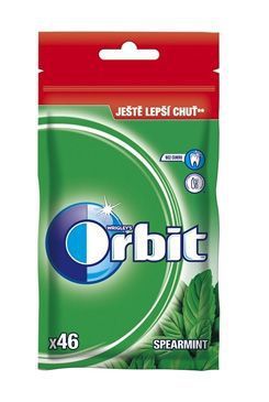 Žuvačky Orbit dragee Spearmint sáčok 46ks n.s.