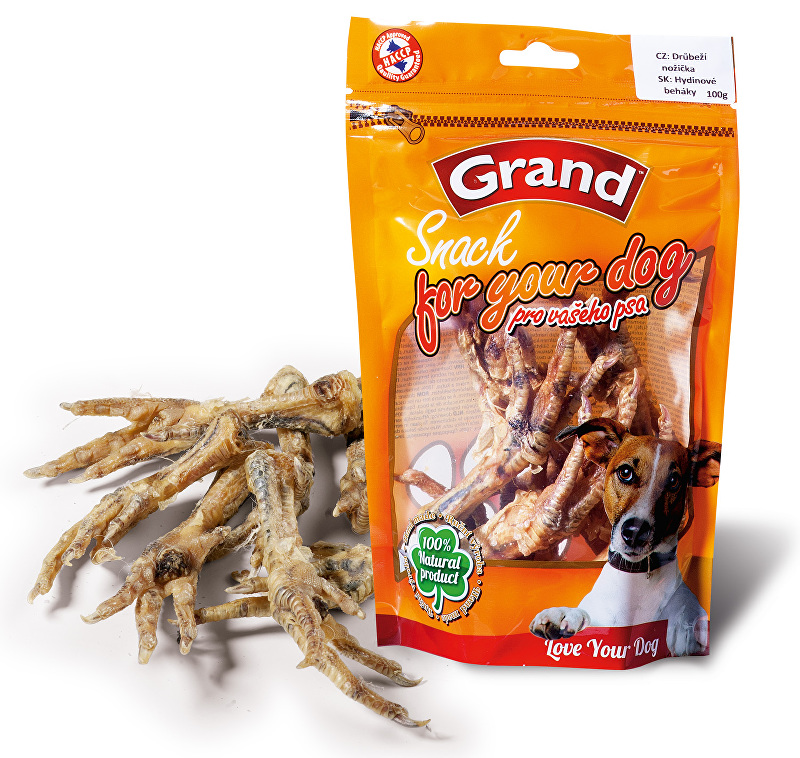 GRAND DRY. Mňamka pazúry hydinové stehno 100g