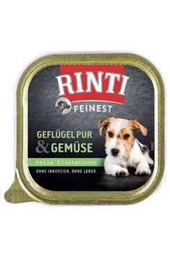 Rinti Dog vanička Feinest hydina + zelenina 150g