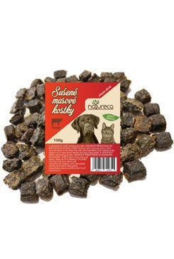 NATURECA pochúťka Mäsové kocky - hovädzie mäso, 100% mäso 150g