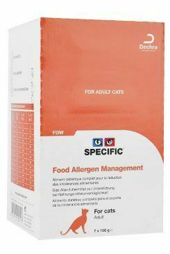 Specific FDW Food Allergy Manag. 7x100gr konz. mačka