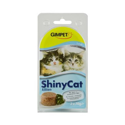 Gimpet cat cons. ShinyCat Junior tuniak 2x85g