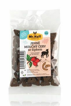 UGF - Pochúťky pre psov Jahňacie mäso - Mealy worm 80g