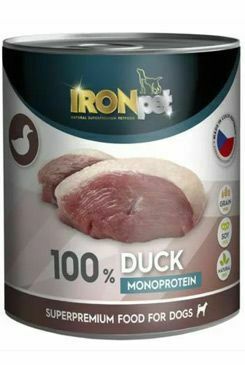 IRONpet Dog Duck konzerva 800g