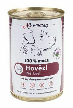 All Animals DOG mleté hovädzie mäso 400g