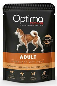 Optima Nova Dog Adult lososová kapsička 300g