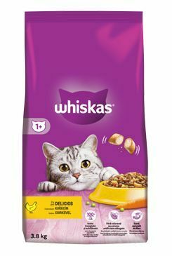 Whiskas Dry s kuracím mäsom 3,8kg