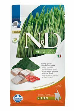 N&D SPIRULINA CAT Kitten Herring & Wolfberry 1,5kg