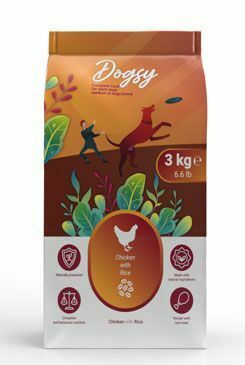 Kraftia DOGSY Adult M/L Chicken & Rice 3kg