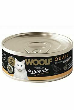 WOOLF Wildcat Ultimate Cons Prepeličia paštéta 85g