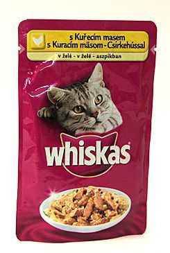 Whiskas kapsička s kuracím mäsom v želé 100g