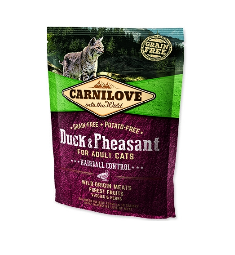 Carnilove Cat Duck&Pheasant Adult Hairball Contr 400g