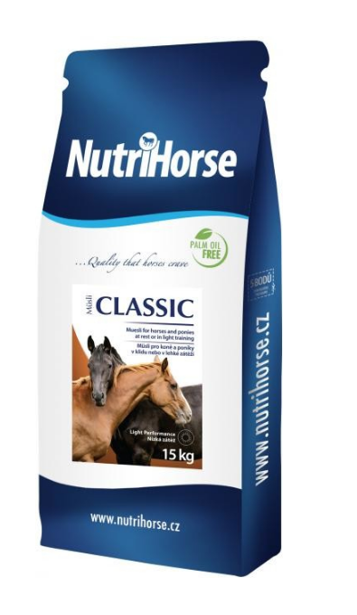 Nutri Horse Classic müsli pre kone 15kg NOVINKA