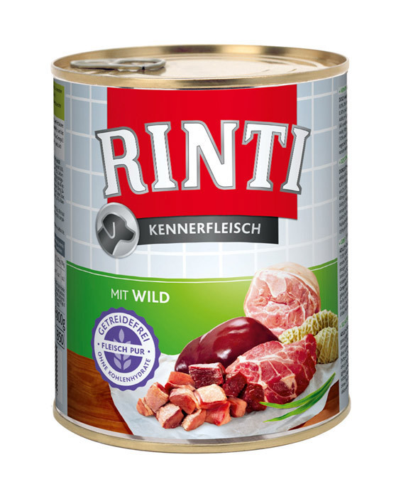 Rinti Dog konzerva z diviaka 800g