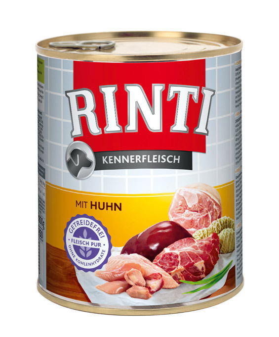 Rinti Dog kuracie konzervy 800g