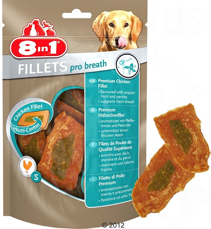 Treats 8in1 Fillets pro breath S 80g