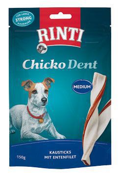 Rinti Pochúťka pre psov Extra Chicko Dent kačica M (150g)