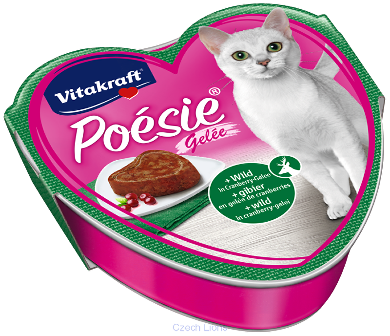 Vitakraft Cat Poésie cons. želé zvieratko, brusnica 85g